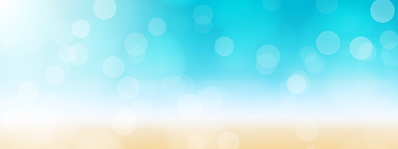 summer beach banner background illustration